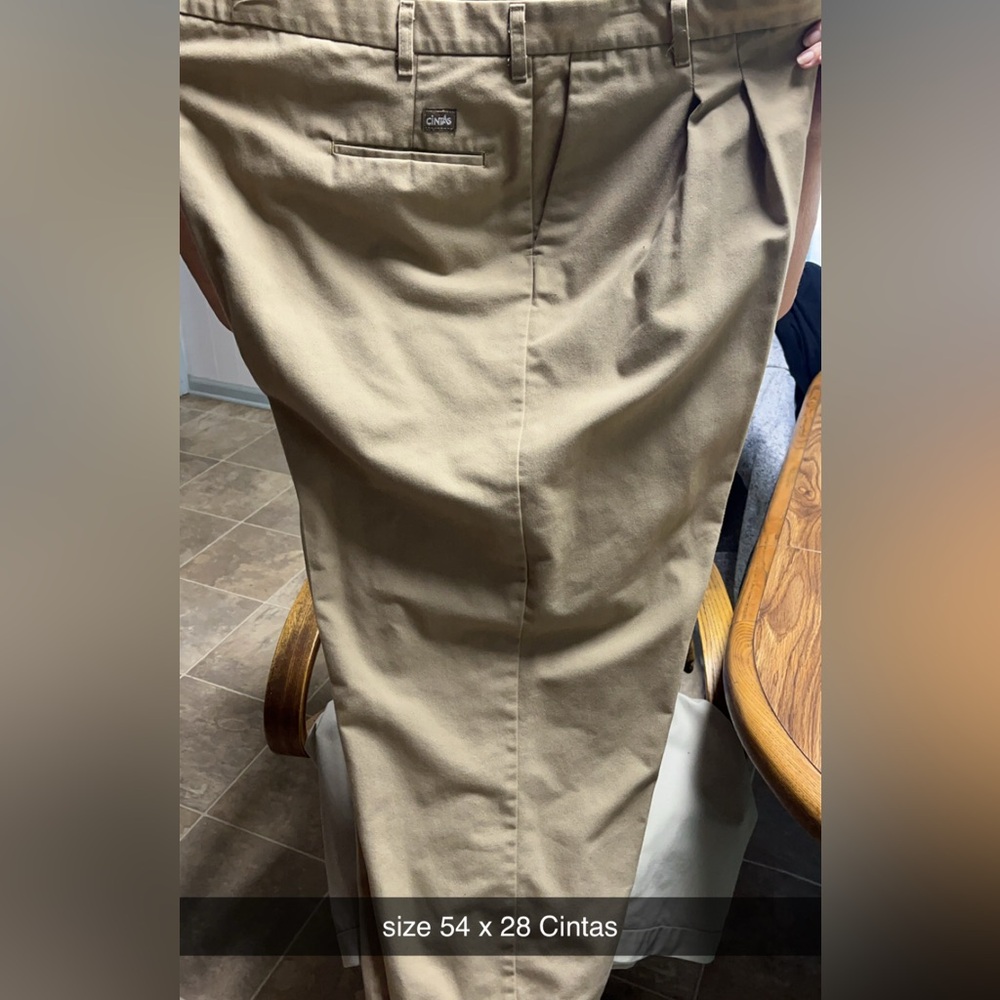 Cintas work uniform big men pants 56x28